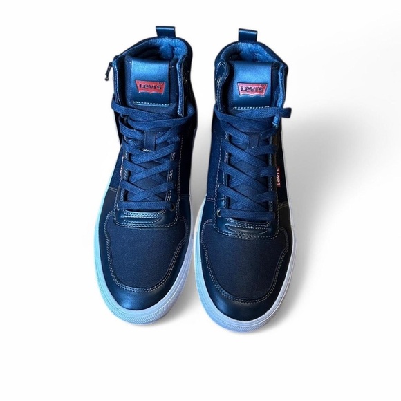 NWT Levi's Strauss Jeffrey Hi 501 Blue high top skate shoes for men size 12 - Picture 1 of 7
